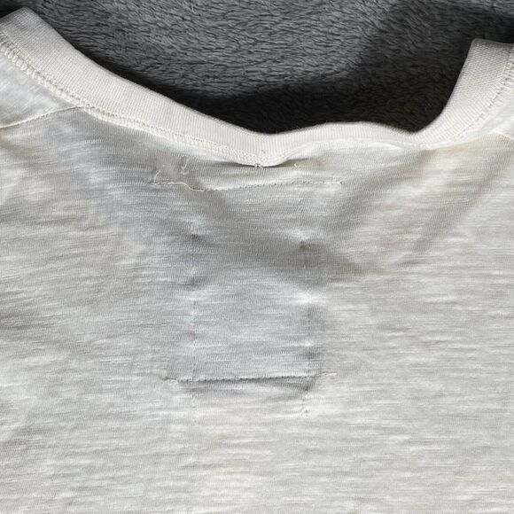 Cultural Revolution‎ Shirt Men's XXL Long Sleeve Button Up Neck Two Pocket Beige - Picture 12 of 14